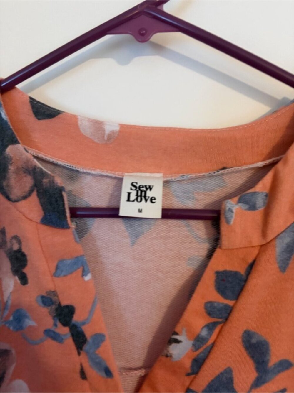 Short Sleeve French Terry Top- Medium - Picture 2 of 2